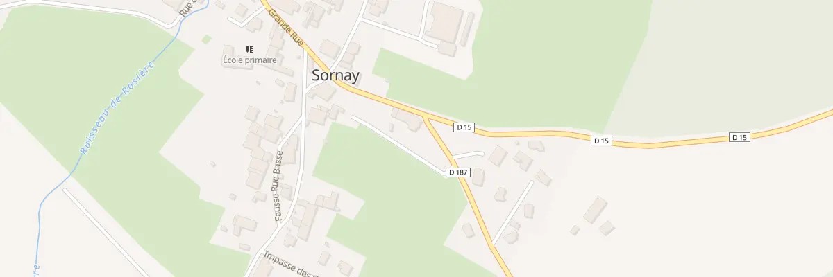 Plan du 1 Gr Grande Rue à Sornay