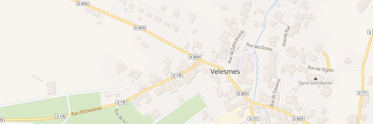 Plan du 15 Rte de Gray Velesmes à Velesmes-Échevanne
