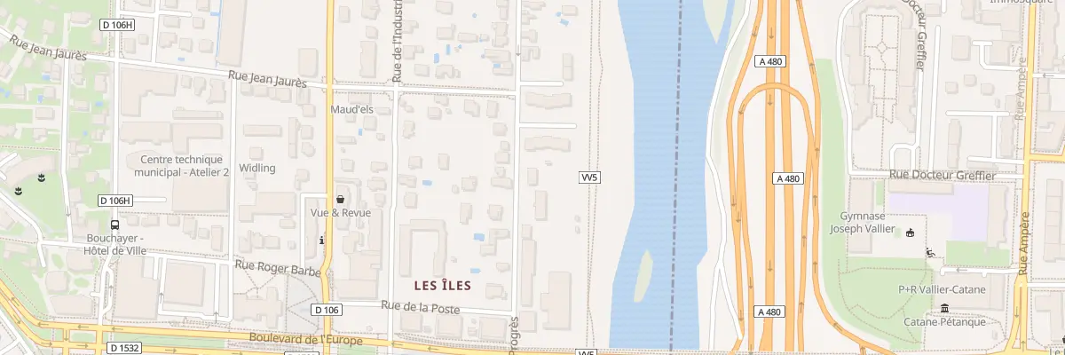 Plan du 63 Rue du Progrès à Seyssinet-Pariset
