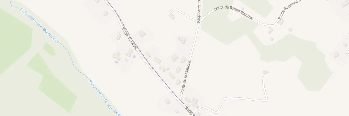 Plan du 588 Rte de la Madone à Saint-Albin-de-Vaulserre