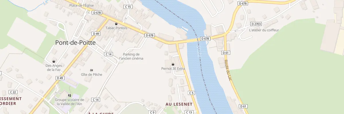 Plan du 4 Rue de la Saisse à Pont-de-Poitte
