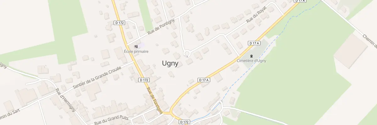 Plan du 16 Rue de la Petite Crouee à Ugny