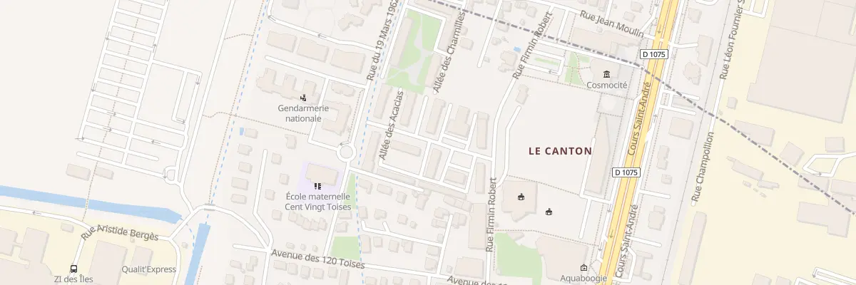Plan du 7 All des Acacias au Pont-de-Claix