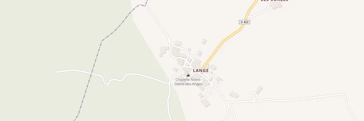 Plan du 5020 Hameau de Lange à Châteauneuf-Miravail