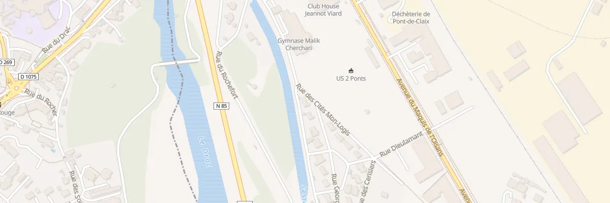 Plan du 1 Rue Mon Logis Dieulament au Pont-de-Claix