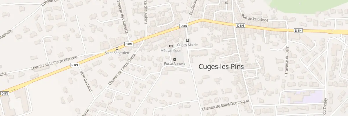 Plan de Pl Stanislas Fabre à Cuges-les-Pins