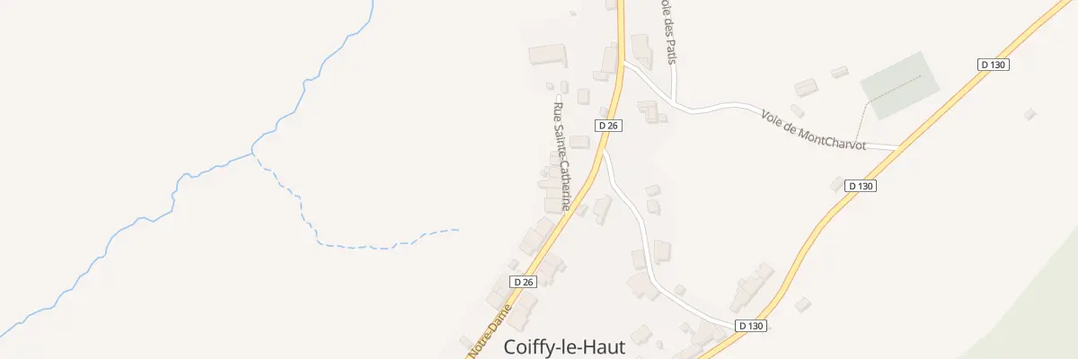 Plan du 5 Rue Sainte Catherine à Coiffy-le-Haut