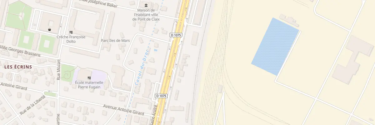 Plan du 50 Crs Saint - André au Pont-de-Claix