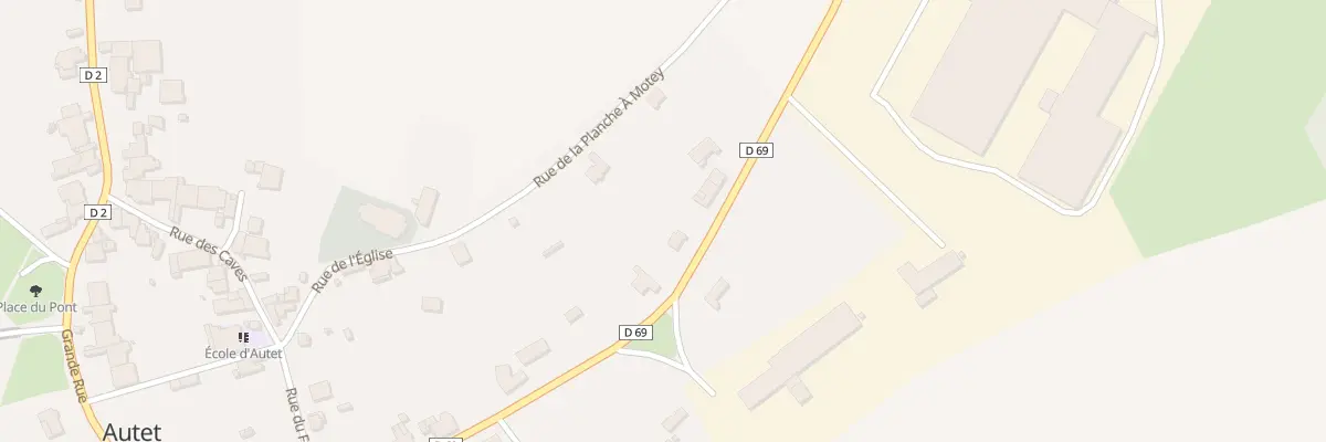 Plan du 13 Rue des Champs Choulots à Autet