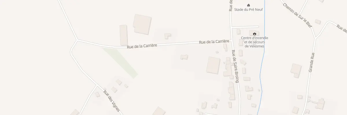 Plan du 1 Rue de la Carrière à Velesmes-Échevanne