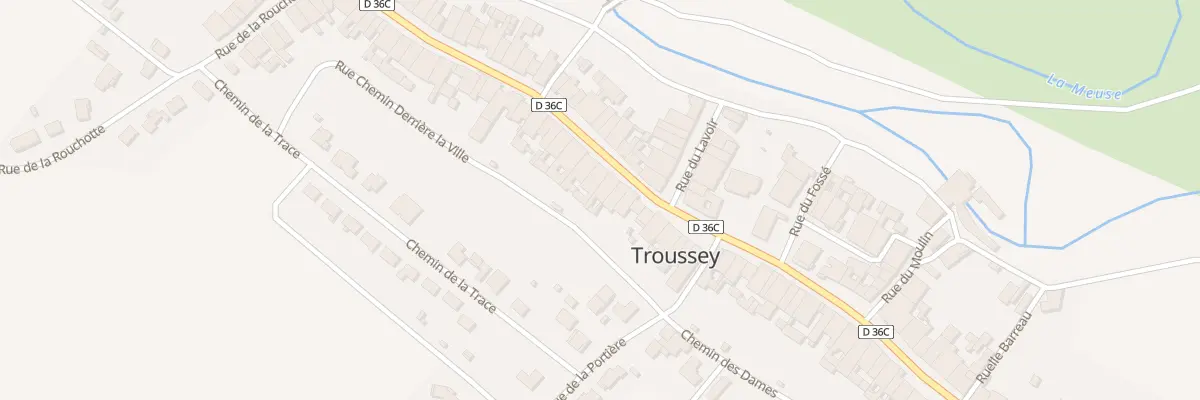 Plan du 7 Gr La Grande Rue à Troussey