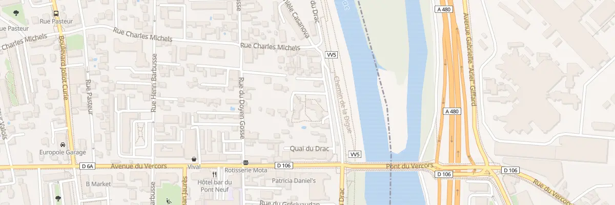 Plan du 45 Quai du Drac à Fontaine