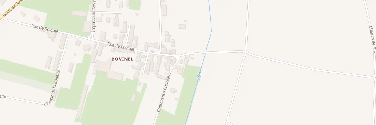 Plan du 485 Rue de Bovinel à Peyrieu
