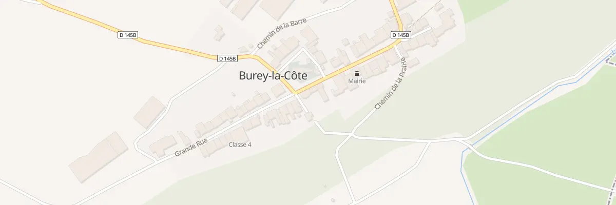 Plan du 24 Gr La Grande Rue à Burey-la-Côte