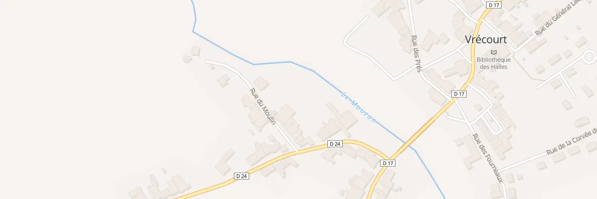 Plan du 10 Rue du Moulin à Vrécourt