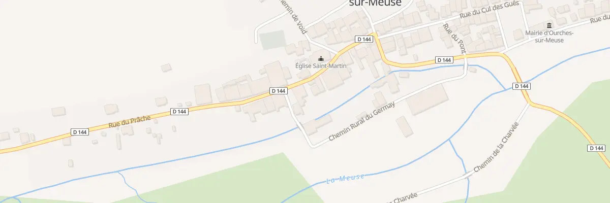 Plan du 7 Rue du Prache à Ourches-sur-Meuse