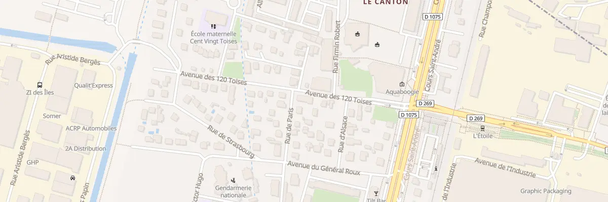 Plan du 12 Rue de Paris au Pont-de-Claix