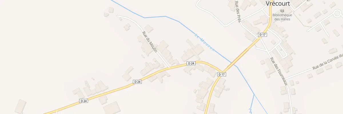 Plan du 4 Rue du Moulin à Vrécourt