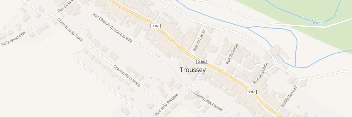 Plan du 3B Gr La Grande Rue à Troussey