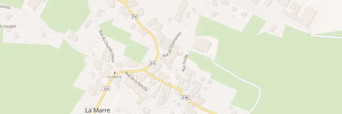 Plan du 1 Rue du Chemenou à La Marre