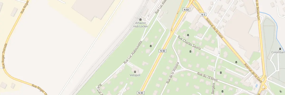 Plan du 2 Rue des Acacias à Poligny