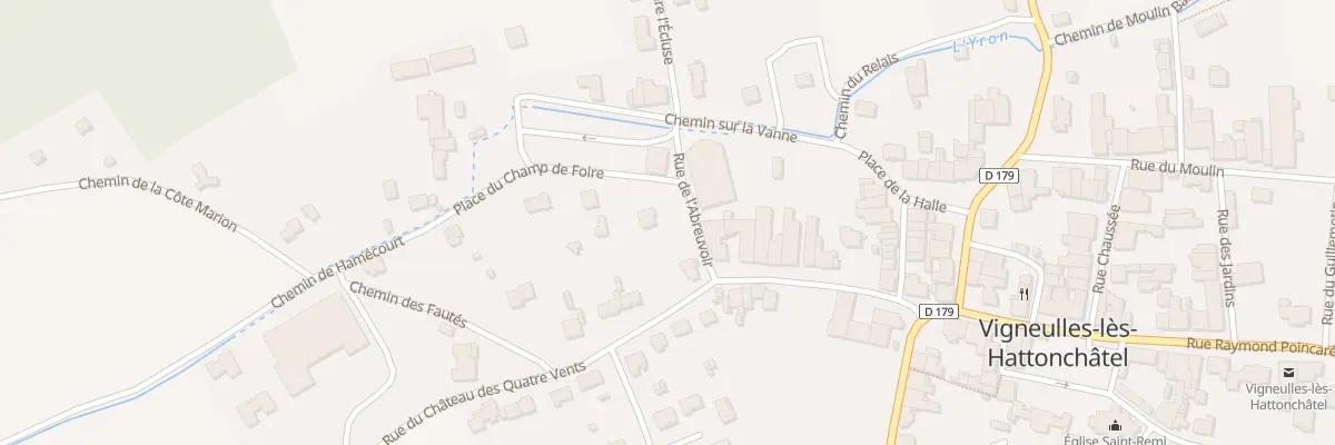 Plan du 6 Rue de l’Abreuvoir à Vigneulles-lès-Hattonchâtel