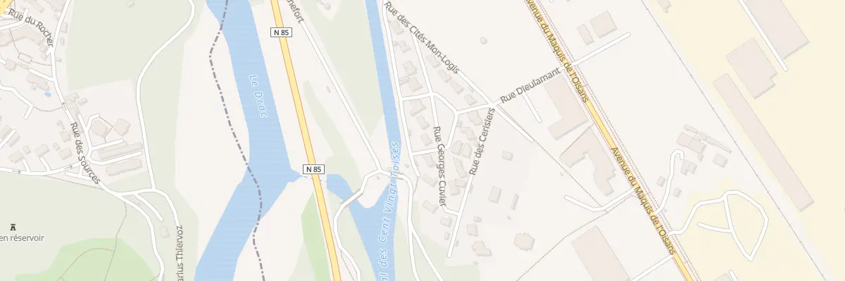 Plan du 7 Rue Mon Logis Dieulament au Pont-de-Claix