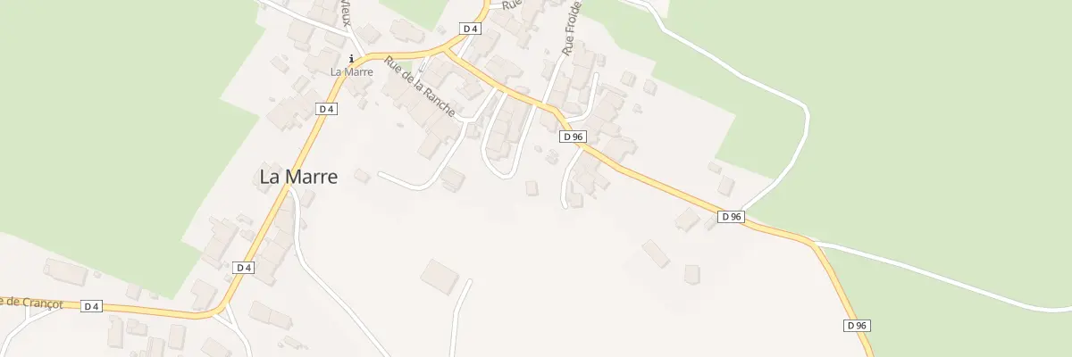Plan du 4 Rue des Jardins à La Marre