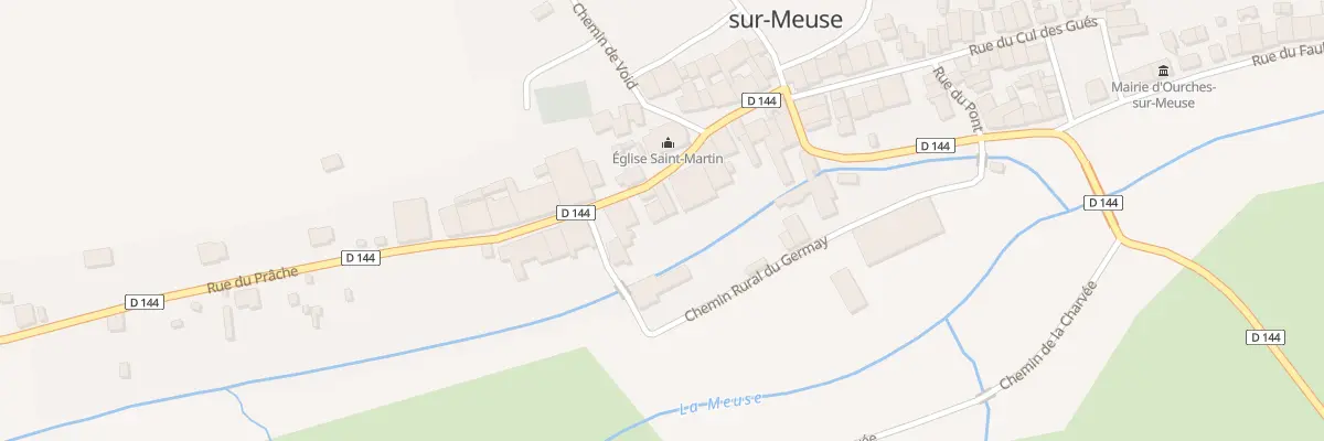 Plan du 5 Rue du Prache à Ourches-sur-Meuse