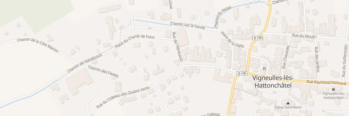 Plan du 4 Rue de l’Abreuvoir à Vigneulles-lès-Hattonchâtel