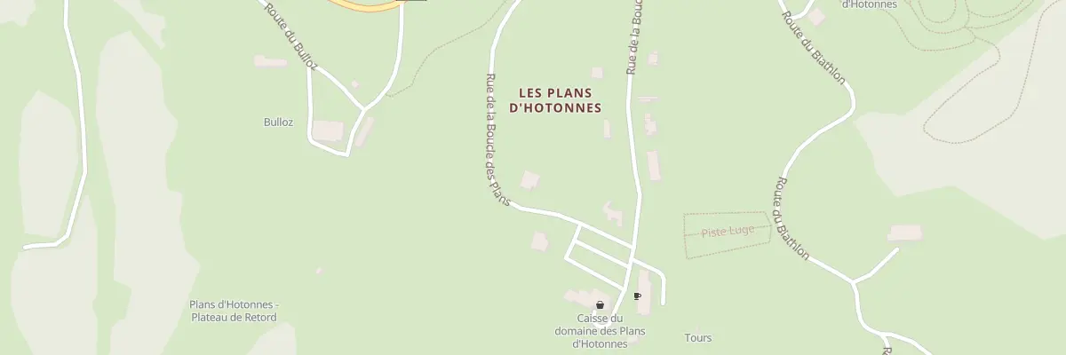 Plan du 5208 Le Buloz à Haut Valromey