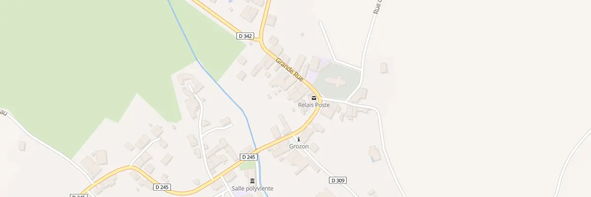 Plan du 5 Grande Rue à Grozon