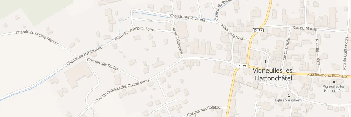 Plan du 2 Rue de l’Abreuvoir à Vigneulles-lès-Hattonchâtel