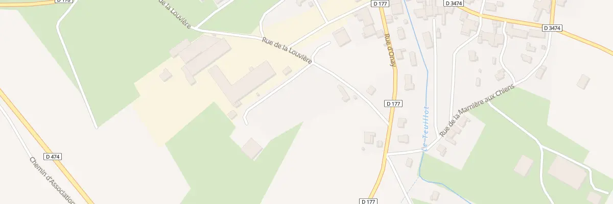 Plan du 1 Rue de la Louvière à Velesmes-Échevanne