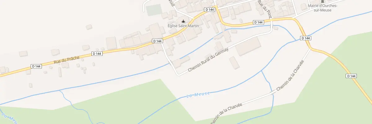 Plan du 6 Cr Dit du Germay à Ourches-sur-Meuse