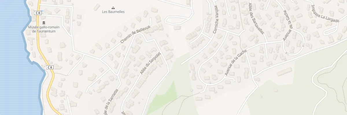 Plan du 56 Rue du Lot Super Baumelles à Saint-Cyr-sur-Mer
