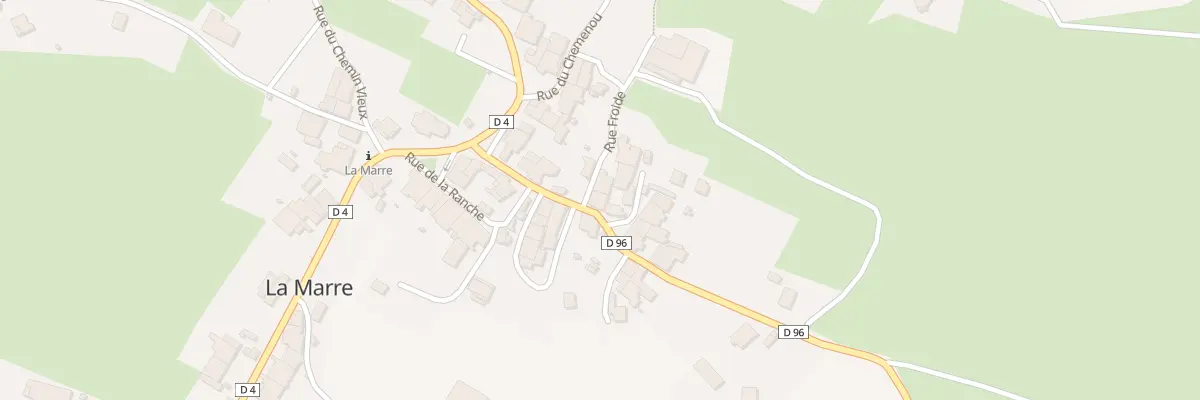 Plan du 1 Rue Froide à La Marre