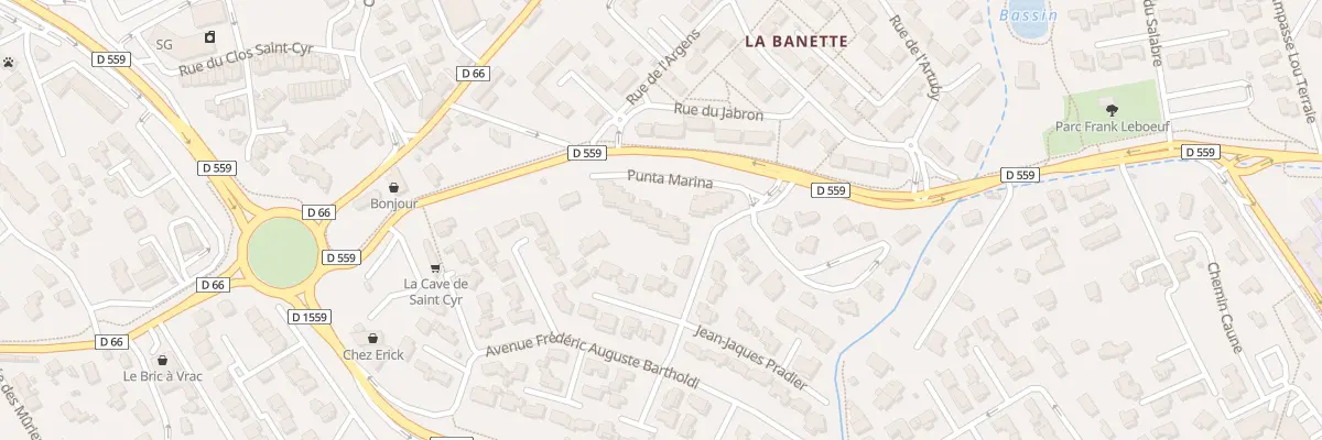 Plan du 30 All Antoine Denis Chaudet à Saint-Cyr-sur-Mer