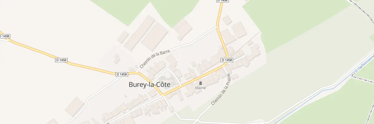 Plan du 23 Gr La Grande Rue à Burey-la-Côte