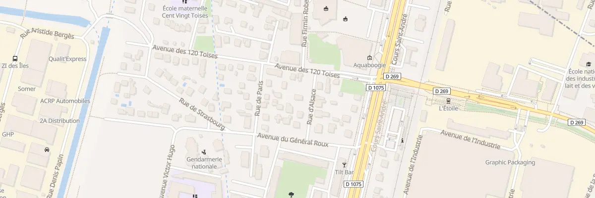 Plan du 5 Rue d’Alsace au Pont-de-Claix
