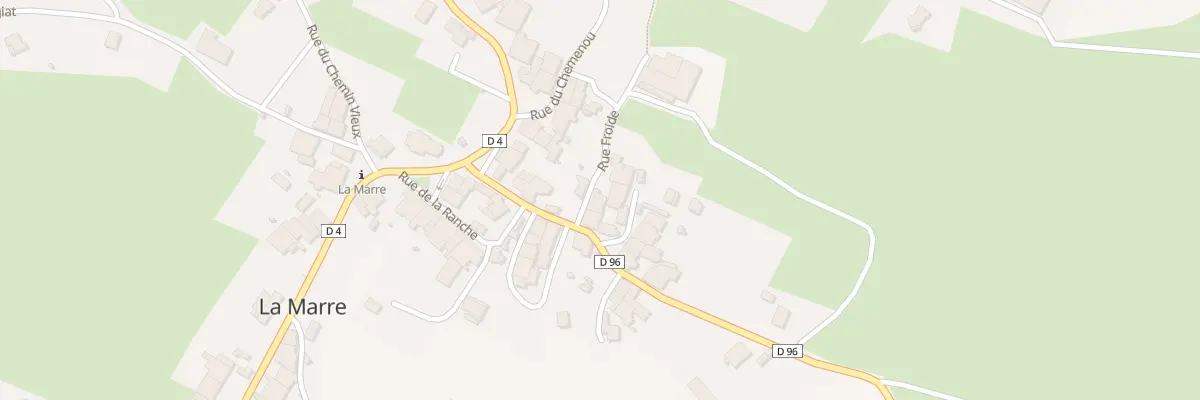 Plan du 2 Rue Froide à La Marre