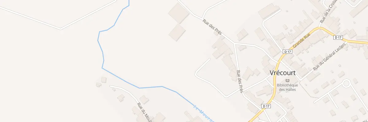 Plan du 7 Rue des Prés à Vrécourt