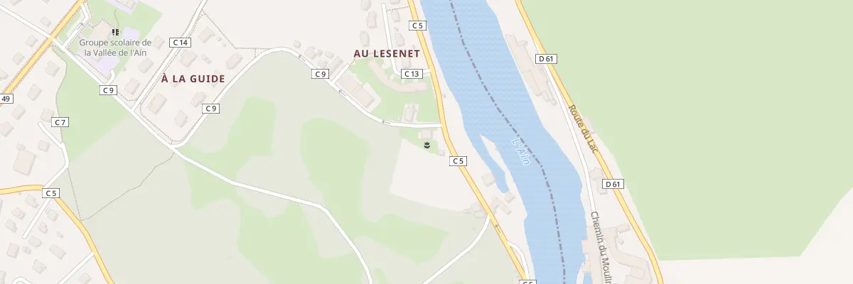 Plan du 14 Rue de la Saisse à Pont-de-Poitte