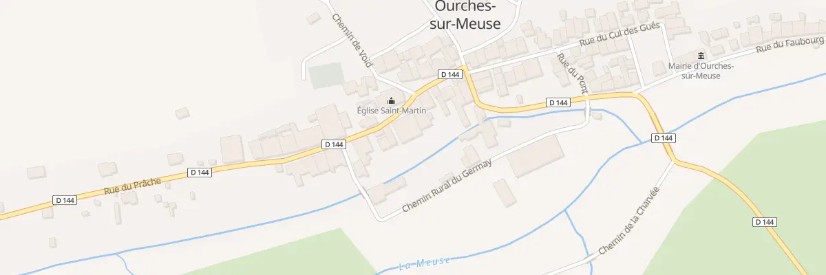 Plan du 1 Rue du Prache à Ourches-sur-Meuse