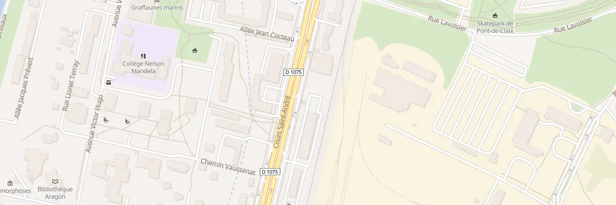 Plan du 62 Crs Saint - André au Pont-de-Claix
