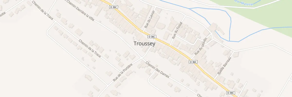 Plan du 9 Pl de l’Eglise à Troussey