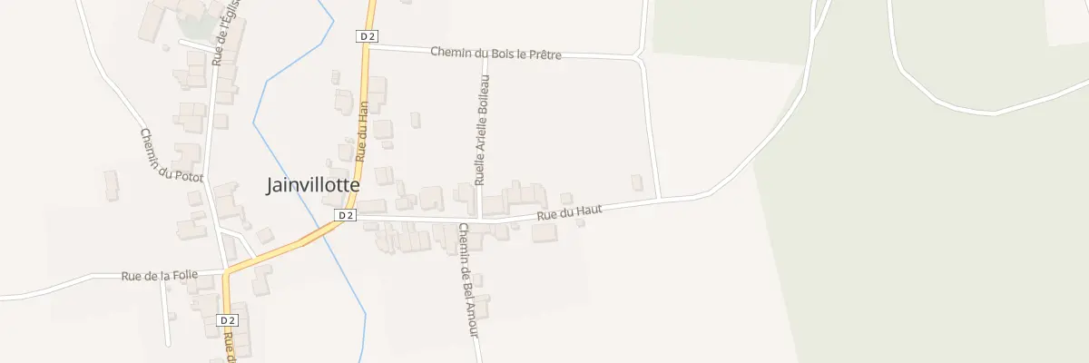 Plan du 21 Rue du Haut à Jainvillotte