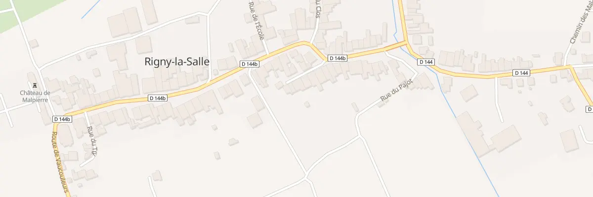 Plan du 13 Rue du Bourg En Bourg à Rigny-la-Salle