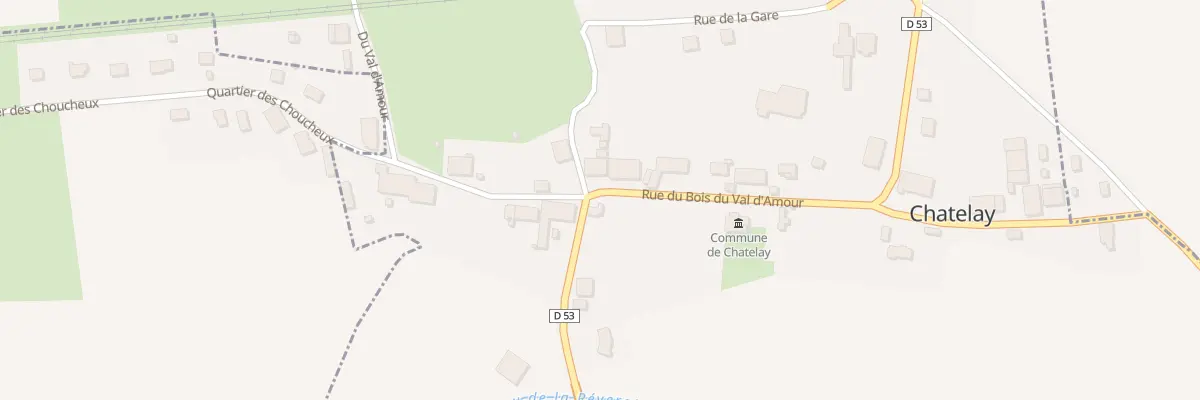 Plan du 8 Rue du Val d’Amour à Chatelay