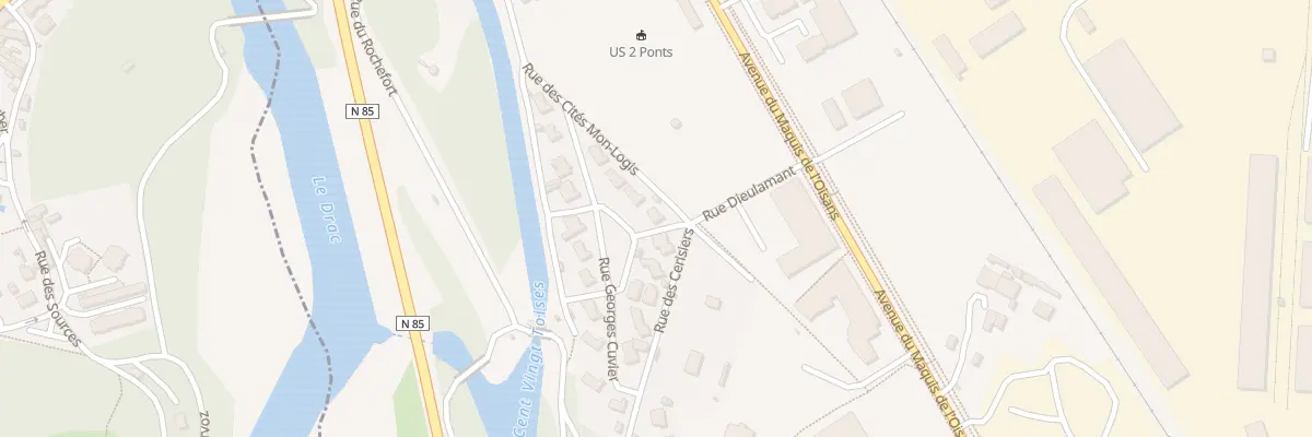 Plan du 17 Rue Mon Logis Dieulament au Pont-de-Claix
